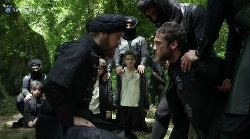 Aras Bulut Iynemli and Engin Öztürk in The Magnificent Century (2011)