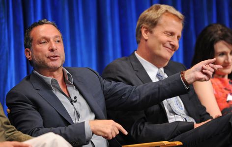 Jeff Daniels, Emily Mortimer, and Alan Poul at an event for The Newsroom (2012)