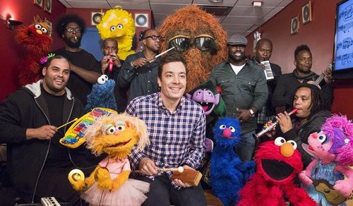 Fran Brill, Leslie Carrara-Rudolph, Jimmy Fallon, Joey Mazzarino, Martin P. Robinson, David Rudman, Caroll Spinney, Matt