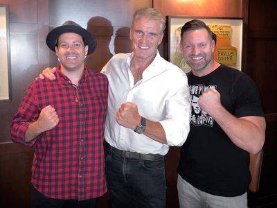 Dolph Lundgren, Adam Scorgie, and Andrew Holmes