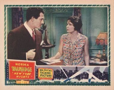 Gilbert Roland and Norma Talmadge in New York Nights (1929)