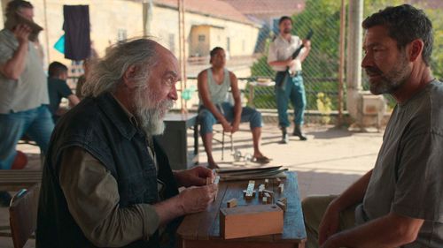 Marcantonio Del Carlo and José Medeiros in Turn of the Tide (2023)