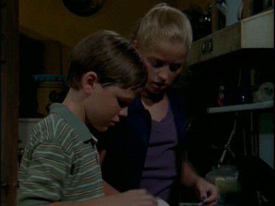 Courtney Hawkrigg and Ricky Mabe in Goosebumps (1995)