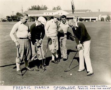 W.C. Fields, Bobby Jones, and Fredric March in The Eagle and the Hawk (1933)