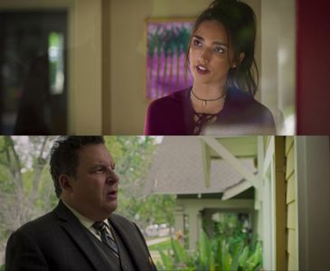 Hailee with Jeff Garlin in HANDSOME