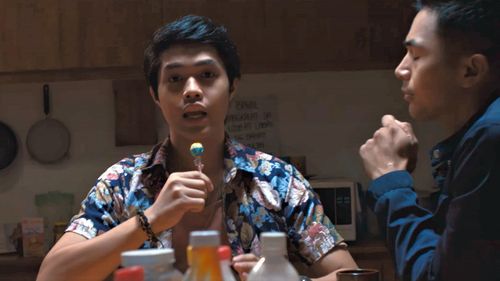 Enzo Pineda and Elijah Canlas in He Who Is Without Sin (2020)