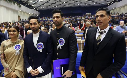 Akshay Kumar, Ayushmann Khurrana, Vicky Kaushal, and Keerthy Suresh