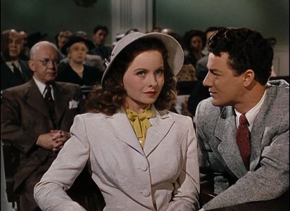 Jeanne Crain, Harry Depp, and Cornel Wilde in Leave Her to Heaven (1945)