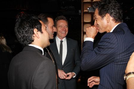 John Leguizamo, Benjamin Bratt, Bryan Cranston, and Brad Furman at an event for The Infiltrator (2016)