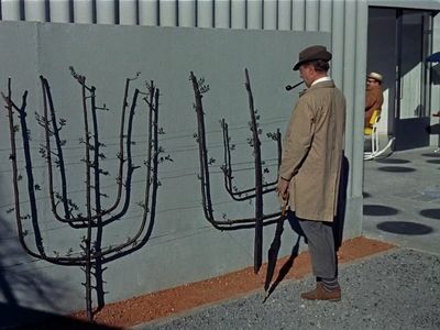 Jacques Tati and Jean-Pierre Zola in Mon Oncle (1958)