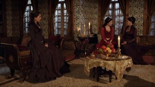 Nebahat Çehre, Selma Ergeç, and Selen Öztürk in The Magnificent Century (2011)