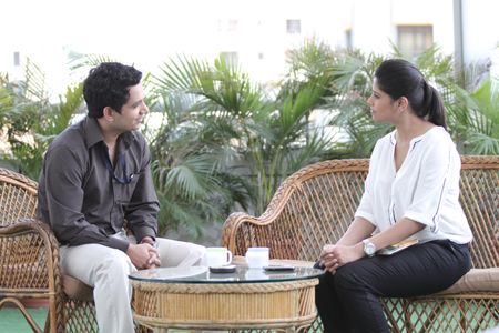 Sai Tamhankar and Umesh Kamat in Time Please (2013)