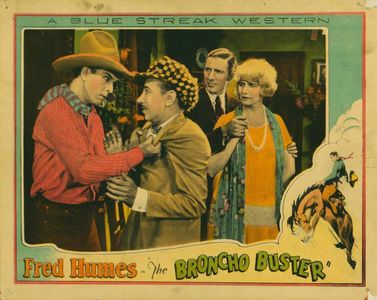 Gloria Grey, Fred Humes, William Malan, and Charles Lee Quinn in The Broncho Buster (1927)