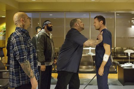 Matt Nix, Jason O'Mara, Richard Marrero, Jayvo Scott, and Josh Ortegon in Complications (2015)