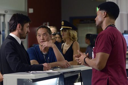 Ken Leung, AnnaLynne McCord, Eoin Macken, and James Roch in The Night Shift (2014)