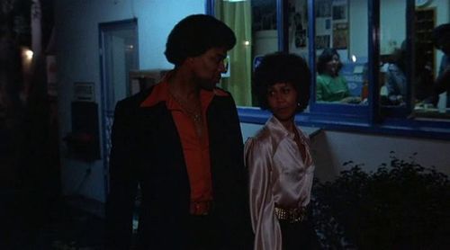 Bernie Casey and Lisa Moore in Hit Man (1972)