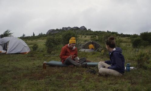 Thomas Mann and Laia Costa in Maine (2018)