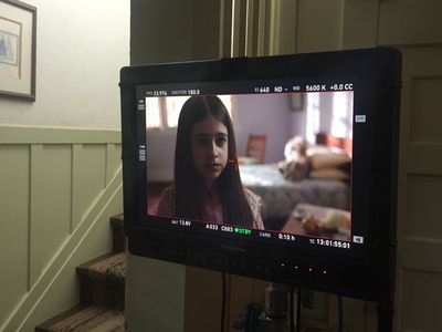 BTS Tessa Espinola (as Young Miranda) in 