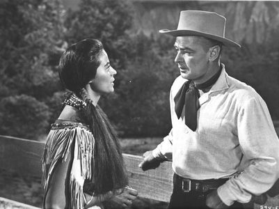 Alan Ladd and Marisa Pavan in Drum Beat (1954)