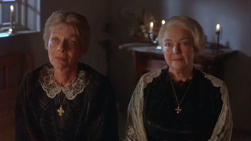 Birgitte Federspiel and Bodil Kjer in Babette's Feast (1987)