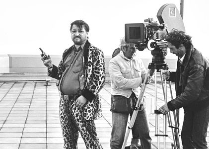 Rainer Werner Fassbinder and Xaver Schwarzenberger in Kamikaze 89 (1982)