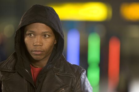 Presley Chweneyagae in Tsotsi (2005)