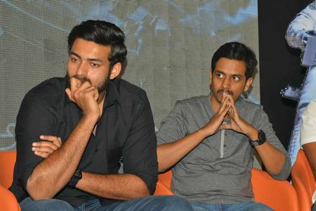 Varun Tej and Sankalp Reddy at an event for Antariksham 9000 kmph (2018)