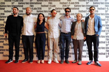 Marcin Dorocinski, Toby Jones, Alena Mihulová, David Ondricek, Sean Ellis, Jamie Dornan, and Václav Neuzil at an event f