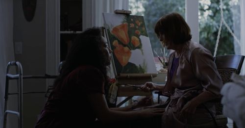 Still of Lys Perez and Cameron Quinn - The First Color