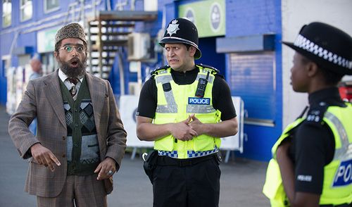 Adil Ray, Ann Akinjirin, and Abdullah Afzal in Citizen Khan (2012)