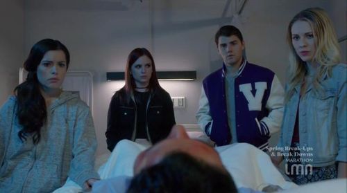 Still of Lora McHugh, JT Neal, Alex Frnka, Kelcie Stranaham and Paul Karmiryan from Lifetime's 