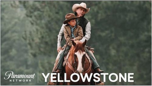 Kevin Costner and Brecken Merrill in Yellowstone (2018)