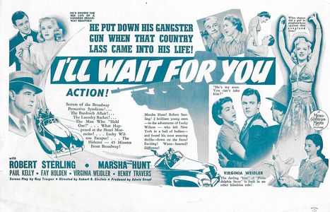 Fay Holden, Carol Hughes, Marsha Hunt, Paul Kelly, Robert Sterling, Henry Travers, and Virginia Weidler in I'll Wait for