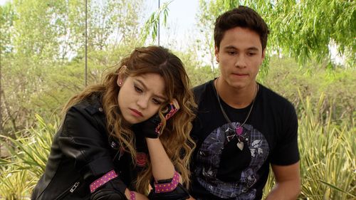 Michael Ronda and Karol Sevilla in Soy Luna (2016)