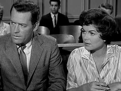 Charles Bateman and Barbara Hale in Perry Mason (1957)