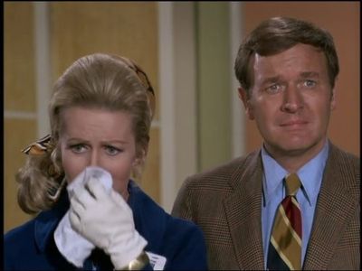 Bill Daily and Emmaline Henry in I Dream of Jeannie (1965)