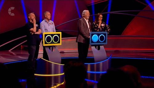 Ian Lavender, Bob Mortimer, Steve Pemberton, and Emily Atack in Pointless Celebrities (2010)