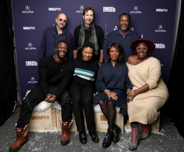 Alfre Woodard, Richard Gunn, Aldis Hodge, Wendell Pierce, Richard Schiff, Chinonye Chukwu, and Danielle Brooks at an eve