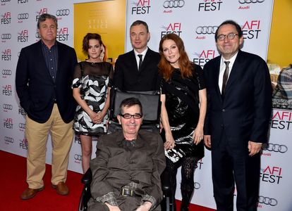 Julianne Moore, Richard Glatzer, Kristen Stewart, Wash Westmoreland, Michael Barker, and Tom Bernard at an event for Sti