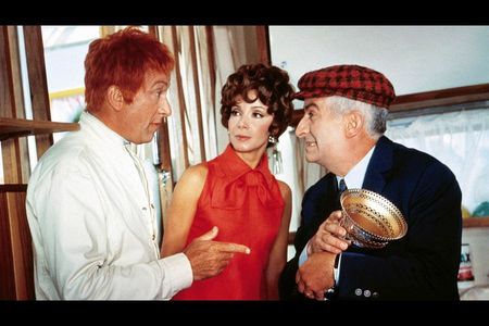 Louis de Funès, Robert Dhéry, and Andréa Parisy in The Little Bather (1968)