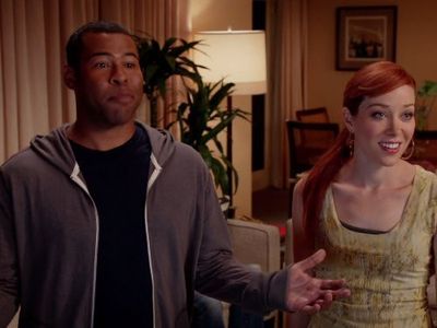 Alie Ward and Jordan Peele in Key and Peele (2012)