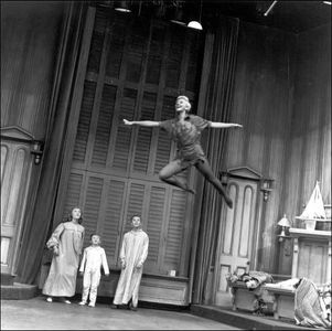 Mary Martin, Kathleen Nolan, Joseph Richard Stafford, and Robert Harrington in Peter Pan (1955)