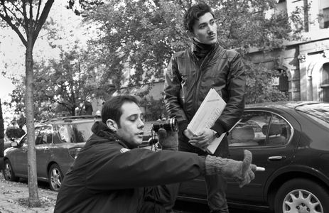 Director Matthew Kazuo Firpo and Cinematographer Matt Mitchell on the set of 