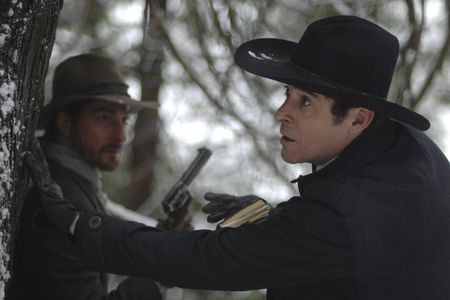 Goran Visnjic and Daniel Lissing in Timeless (2016)