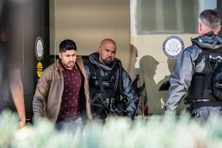 Shemar Moore and Rumman Ariff in S.W.A.T. (2017)