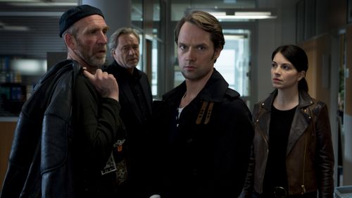 Jochen Nickel, Matthias Schloo, Gerd Silberbauer, and Bianca Hein in SOKO: Der Prozess (2013)