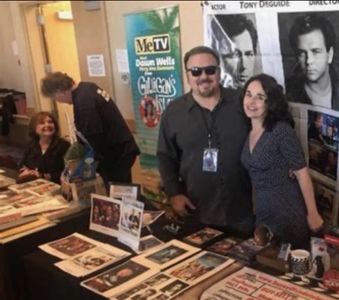 (L-R) - Dawn Wells & her assistant (Gilligans Island),Tony DeGuide (Groundhog Day),Diane Franklin (Better Off Dead) at