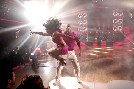 Karina Smirnoff and J.R. Martinez in Dancing with the Stars (2005)