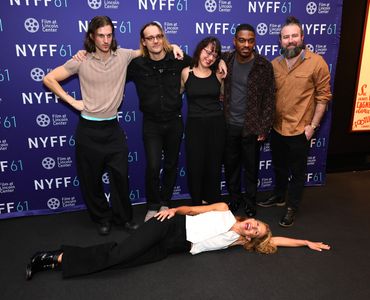 Peter Vack, Alysia Reiner, Joanna Arnow, Graham Swon, Pierce Varous, and Parish Bradley at an event for The Feeling That