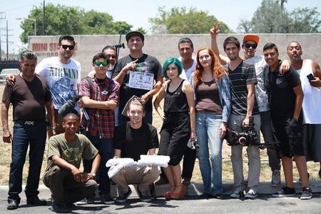 Crooked Transit cast and crew. Written and directed by Joshua Gutierrez.